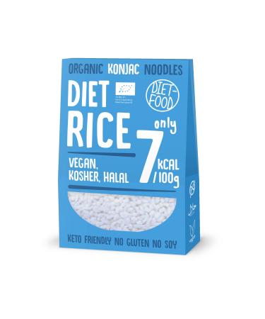 Diet-Food Bio Shirataki Konjak immediately rice little carbohydrates Little calories vegan food fat-free soy-free soy-free keto friendly remove pasta 300 grams rice 300 g (1 Pack)