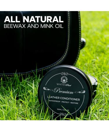 Premium Quality Leather Conditioner | Water Repelling for Boots Shoes Purses & Auto Interiors - International Shipping Available - Buy Online on SooperMarket.com