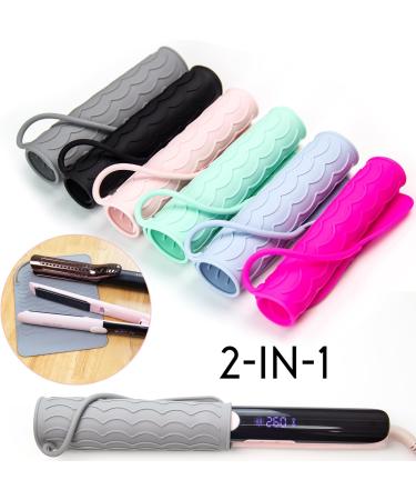 Angelil Travel Pad - Heat-Resistant Mat for Smooth Iron & Hair Styling Tools (23x17cm Black) | Perfect for Curls & Counter Protection | Shop Internationally - Buy Online on SooperMarket.com