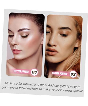 WOFASHPURET 1pc Body Air Bag Powder Hair Perfume Shimmering Face Powder Highlighter Sprayer Makeup Tools Glass Golden 1 count (Pack of 1) - Buy Online on SooperMarket.com
