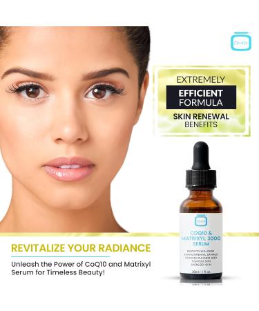 Omic+ COQ10 & Matrixyl 3000 Serum - 30ml Anti-Aging Skin Care | Shop Internationally - Buy Online on SooperMarket.com