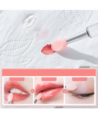 Manolyee Silicone Lip Brush Applicator Silicone Lip Brushes Tool Portable | Silicone Lip Brush Lip Gloss Balm Applicator Eyeshadow Lip Scrub Brush Applicator Lip Applicators - Buy Online on SooperMarket.com