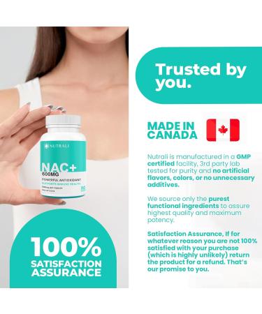 MAXIMUM POTENCY 600mg NAC Capsules (N-Acetyl-L-Cysteine) Supplement Powerful Antioxidant Glutathione Support Liver Support Vegan Gluten Free. 90 Easy to Swallow Capsules. 2 Pack 180 count (Pack of 1) - Buy Online on SooperMarket.com