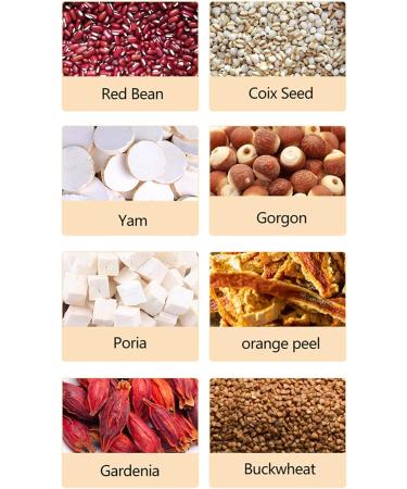 Kadimendium 30 Count Red Bean Dampness Removing Tea Red Bean Pearl Barley Gorgon Fruit Tea Bags Independent Herbal Tea Sampler - Buy Online on SooperMarket.com