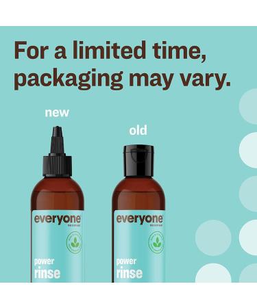 Everyone Hair Care Power Rinse - Meyer Peppermint & Tea Tree Scalp Cleanser | 8 fl oz Sulfate & Paraben Free Detox Treatment for Build Up - Buy Online on SooperMarket.com