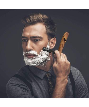 100 BLADES + Facn Professional Vintage Straight Edge Barber Razor - Salon Quality Shavette - Buy Online on SooperMarket.com