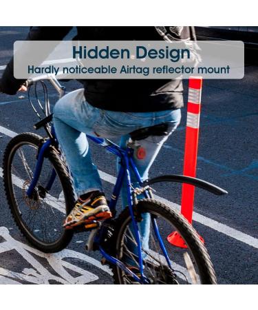 Bike Mount for AirTag - Anti-Theft Bicycle Holder for Apple AirTag & Garmin Varia - GPS Tracker Mount for MTB, Road Bike, Electric Bike, Scooter - Buy Online on SooperMarket.com