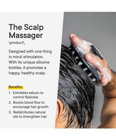 Tooletries - Scalp Massager & Hook - Silicone Toiletry Scrubber & Holder  Shower & Bathroom Accessory - Features Silicone-Grip Technology  Removable & Reusable - Buy Online on SooperMarket.com