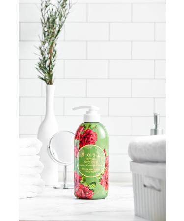 Rose Perfume Body Lotion 16.9 FL OZ | Hydrating & Fragrant | International Shipping Available - Buy Online on SooperMarket.com