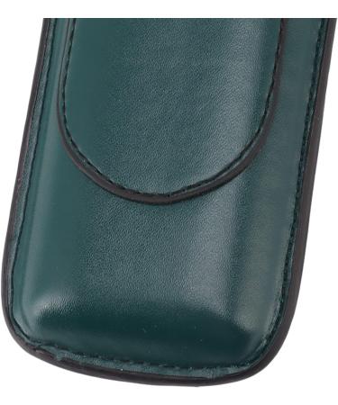 2 Finger Cigar Travel Case Handmade 2 Finger Cigar Holder Durable Portable Waterproof for Business for Party (Green) Green yellow - Buy Online on SooperMarket.com
