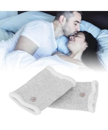 2pcs Shock Conductive Sleeve Conductive Garment for Men Adjustable Fabric Silver Thread Conductive Loop Accessories