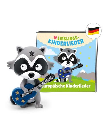 Tonies hearing figure for Toniebox favorite children's songs-European children's songs radio play for children from 3 years playing time approx. 50 minutes