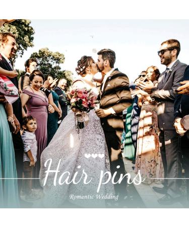 Silver Pearl Starfish Wedding Hair Pins - Bridal Hair Accessories (2 PCS) - Buy Online on SooperMarket.com
