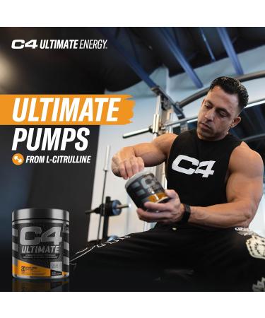 C4 Ultimate Pre-workout Powder Preworkout Supplement Drink for Workout Energy - Orange Mango 20 Servings Orange Mango 20 Servings (Pack of 1) - Buy Online on SooperMarket.com