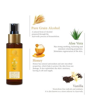 Travel Size Body Mist Honey & Vanilla 50ml (Body Spray) - Buy Online on SooperMarket.com