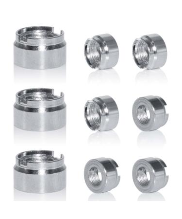 9 Pack 510 Adapter Universal Silver Magnetic Ring
