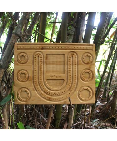 Enrichoice Bamboo Beading Board for Jewelry Making - Beading Mats Tray for Bracelets & Necklaces Design - Buy Online on SooperMarket.com