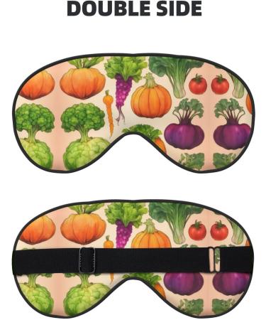 Buy Fruit and Vegetable Sleep Mask - Adjustable Breathable & Fashionable Eye Mask for Optimal Comfort | International Shipping Available - Buy Online on SooperMarket.com