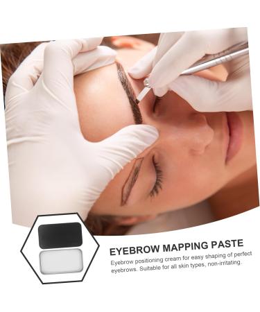 MUSISALY Eyebrow Drawing Eyebrow Makeup Tools Brow Contour Paste Aluminum Box 1 count (Pack of 1) Black - Buy Online on SooperMarket.com