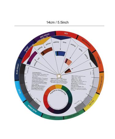Multi-Color Tattoo Color Wheel Guide for Art Classroom & Business - Buy Online on SooperMarket.com