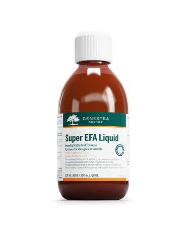 Genestra Brands - Super EFA Liquid - EFA Supplement to Support Cardiovascular Brain Eyes and Nerves* - 200 ml Liquid - Natural Strawberry Flavour