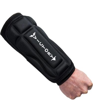 Martial Arts Forearm Armor Guards - MMA Padded Arm Sleeves | Medium Size - Buy Online on SooperMarket.com