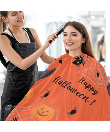 Kigai Happy Halloween Barber Cape - Professional Waterproof Hair Cutting Cape for Men & Women with Adjustable Snap Closure - Salon Hairdressing Essential - Buy Online on SooperMarket.com