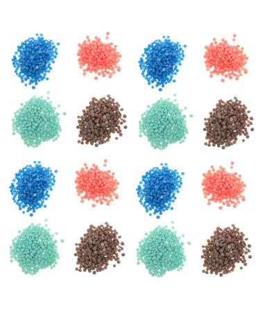 Angoily 16 packs of wax beans for hair removal waxing sperms for hair removal rough body wax spool Tools Safe wax pearl depilatory wax beans beeswax hard wax