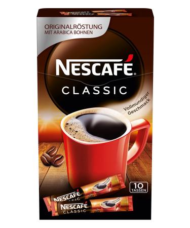 NESCAF Classic Sticks instant coffee beans 1 pack (10 x 2g each)