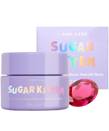 I DEW CARE Peel-off Mask - Sugar Kitten | Hydrating Face Mask For Dry Skin with Hyaluronic Acid  2.70 Fl Oz