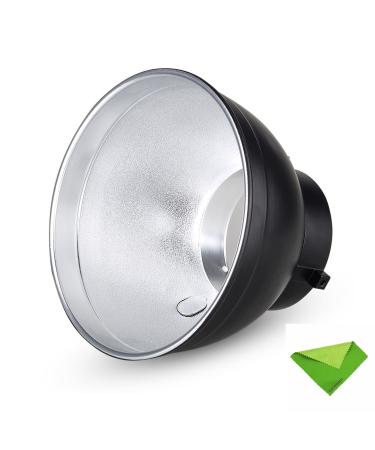 Godox AD-R6 Reflector Approx 7" Standard Bowens Mount Light Modifier for Godox AD400Pro AD600B AD600Pro AD600BM MS200 MS300 SK400II SK300II Strobe Flash Monolight SL60W VL150 SL150W Video Light
