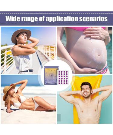 Virtcooy UV Detection Patches - Sunblock Patches | Sunscreen Reminder Stickers Know When to Re-Apply Sunscreen Sun Patch for Sunscreen love - Buy Online on SooperMarket.com