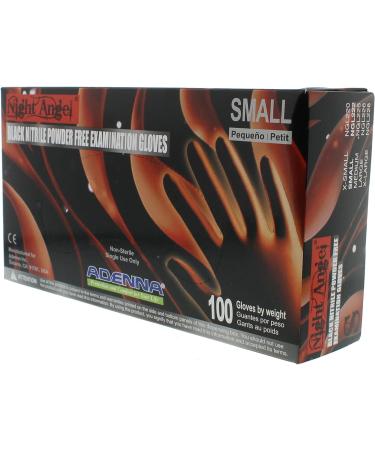 Adenna Night Angel 4 mil Nitrile Powder Free Exam Gloves Small (Pack of 100) Ngl222 Gloves - Buy Online on SooperMarket.com