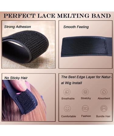 Wig Elastic Bands - 2PCS Lace Melting Bands for Edges, Flag Color - Buy Online on SooperMarket.com
