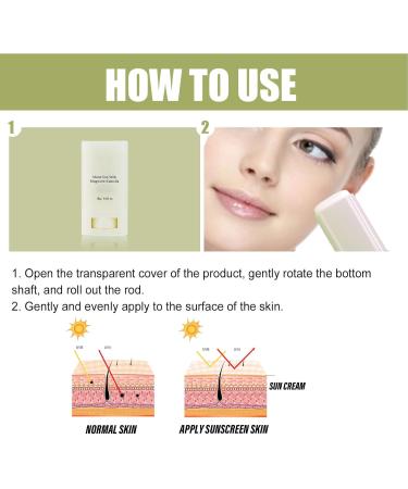 18g Sunblock Stick Matte Moisturizing UV Protection Lightweight Facial Sunscreen Stick for Women - Buy Online on SooperMarket.com