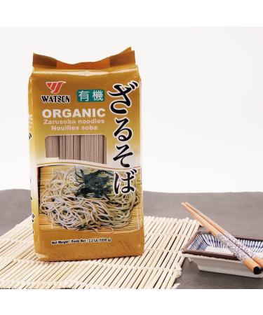 WATSON Organic Zarusoba Noodles 2.2lbs / 1kg | Soba Noodles | Soba noodles buckwheat | Soba | Buckwheat noodles | Japanese noodles | USDA ORGANIC | Certified Organic | - Buy Online on SooperMarket.com