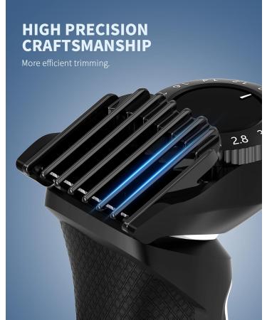 YINKE 11-in-1 Adjustable Comb for Philips Multigoom Series 3000 5000 9000 7000 Beard Trimmer Series 3000 5000 Shaver and Trimmer Precise Length of The Attachment Ranges from 1.0-3.0 mm Black - Buy Online on SooperMarket.com