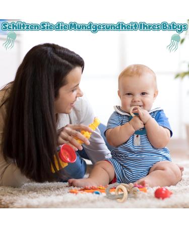 Utensilsto Baby Bite Ring - 2-Piece Dental Aid for Teething | Safe Teething Toys for Boys & Girls (6 Months+) - Buy Online on SooperMarket.com