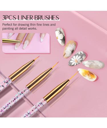 Saviland 31PCS Nail Art Brushes Set - Professional Nail Design Kit for Salon Quality Manicures at Home - Buy Online on SooperMarket.com