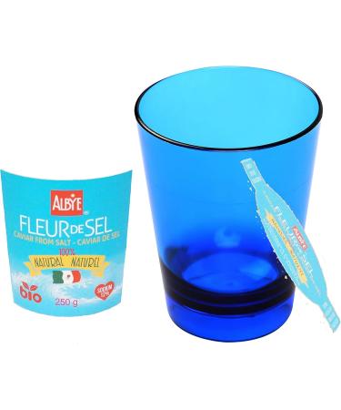 Fleur de Sel of Chapuline to the Lemon Protein10% Low Sodium 10% Unbreakable Tumbler with 250 g(8.8oz) for Beer Tequila Mezcal Cocktails & Gourmet Saucers. The Caviar of Salt - Buy Online on SooperMarket.com