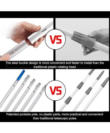 Window Cleaning Pole Water Fed Telescopic Brush Extendable Cleaner Conservatory Roof Cleaning Tools for Photovoltaic Panel Cleaning Trucks Windows Brush Head (Color : 8m/26.24ft Size : 30Cm Brus 8m/26.24ft 50Cm Brush Head - Buy Online on SooperMarket.com