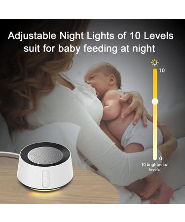 NEBONS White Noise Machine - 14 Soothing Sounds, Adjustable Night Lights - Sleep Timer & Memory Function - Plug in Noise Machine for Baby, Kids, Adults - Buy Online on SooperMarket.com