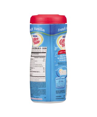 Coffee-Mate French Vanilla Powdered Creamer 15 Oz Canister 12/Carton - Non-Dairy | 35775Ct - Buy Online on SooperMarket.com