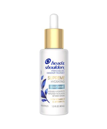 Head & Shoulders Supreme with Argan Oil and Vitamin E, Hydrating Scalp Serum, Fresh, 1.3 Fl Oz