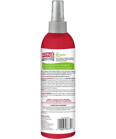 Nature's Miracle Advanced Cat Repellent Spray - 8 oz Indoor Training Aid - Buy Online on SooperMarket.com