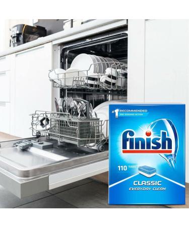 Finish Classic Dishwasher Tablets - Original Pack of 1 (110 Tablets) - Buy Online on SooperMarket.com