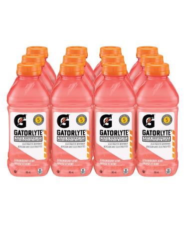 Gatorade Gatorlyte Strawberry Kiwi Electrolyte Beverage 591 mL Bottles 12 Pack Strawberry Kiwi 591 ml (Pack of 12)