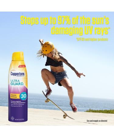 Coppertone ULTRA GUARD SPF 30 Continuous Spray Sunscreen (5.5 oz) - Pack of 1 - Buy Online on SooperMarket.com