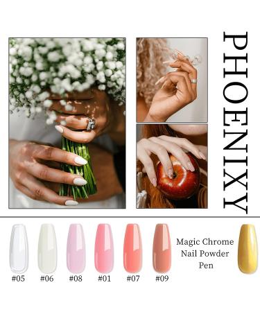 Phoenixy Poly Nail Gel Kit | 6 Colors Extension Gel with 36W UV/LED Lamp | Manicure Beginner Gift Set - Buy Online on SooperMarket.com