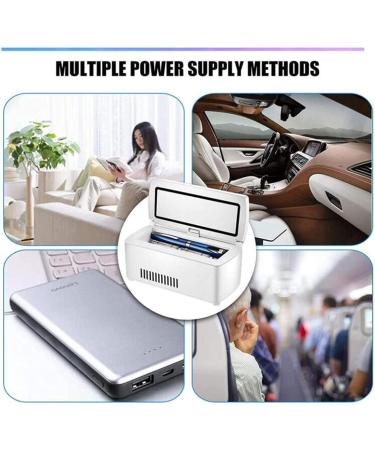 Insulin Cooler Box Medication Fridge and Insulin Cooler Portable Car Cooling Case for Car Travel Home - Buy Online on SooperMarket.com